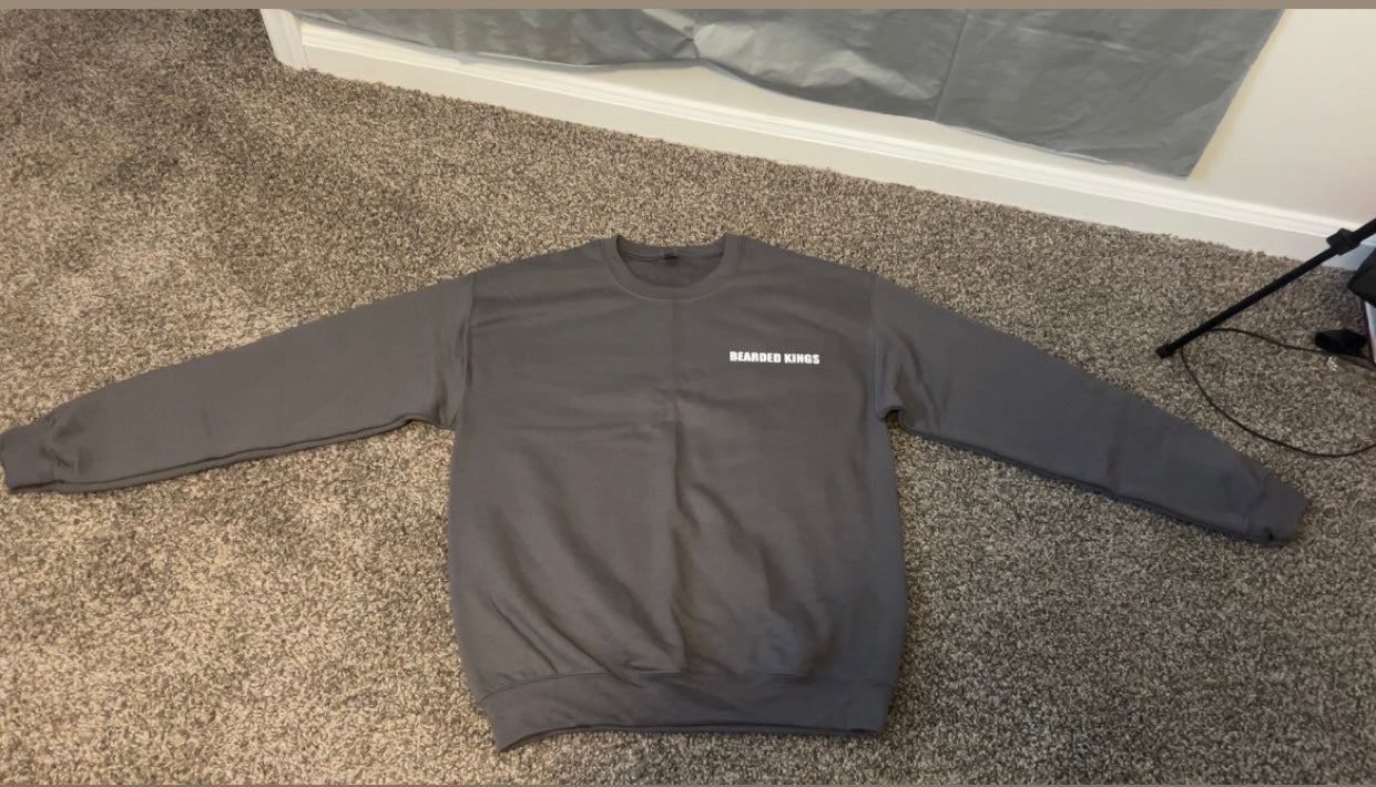 BEARDED KINGS SWEATSHIRTS | Beard Nation IV - Classic Charcoal