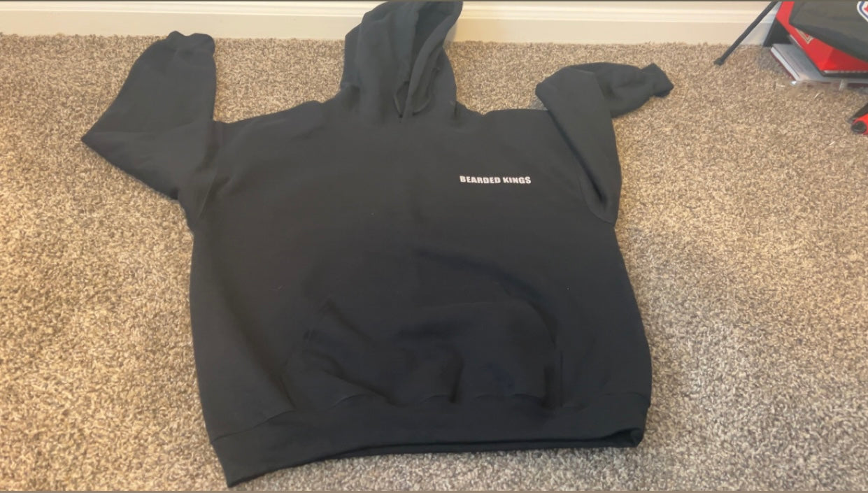 BEARDED KINGS HOODIES | Beard Nation IV - Classic Black