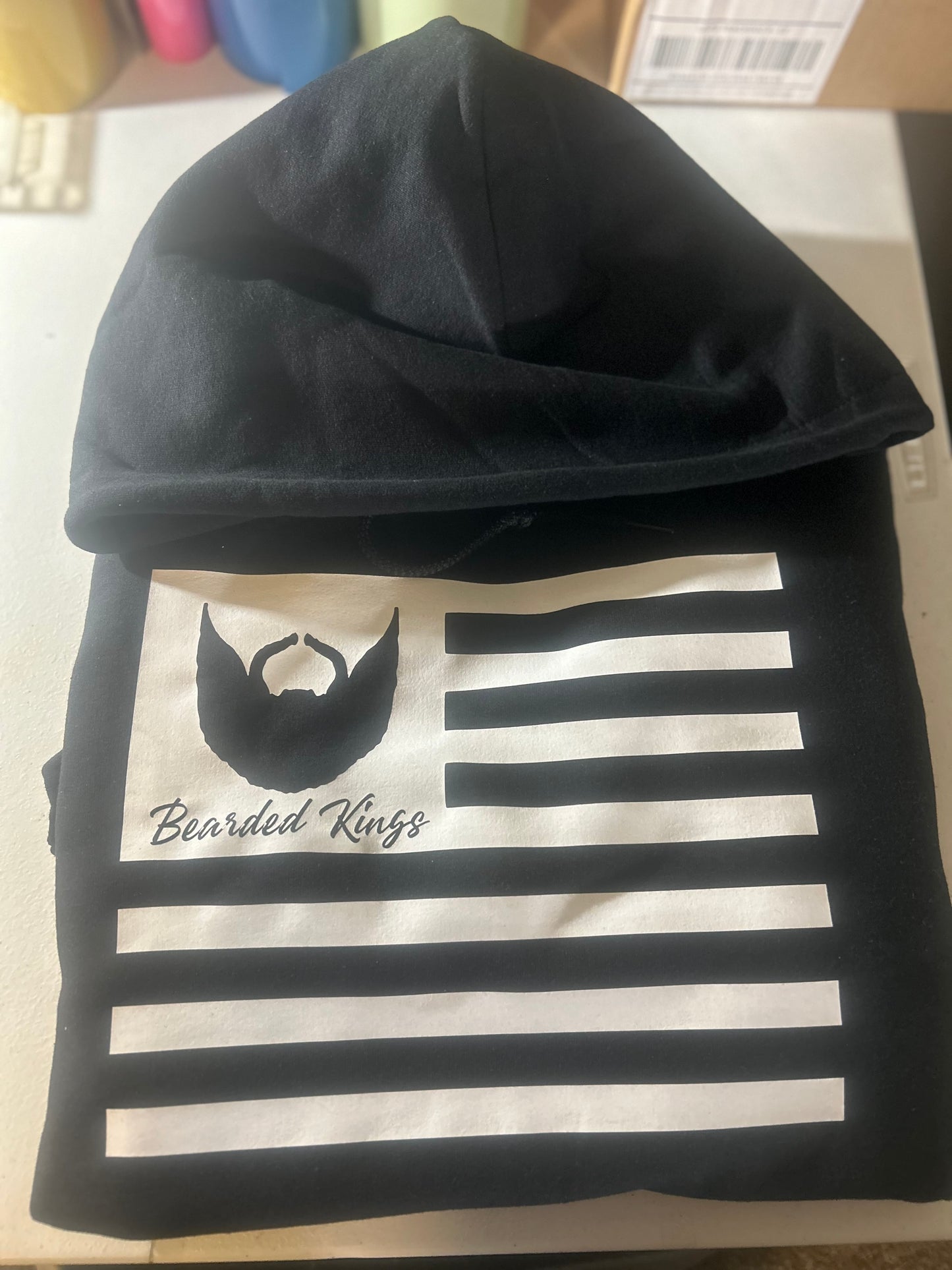 BEARDED KINGS HOODIES | Beard Nation III - Classic Black
