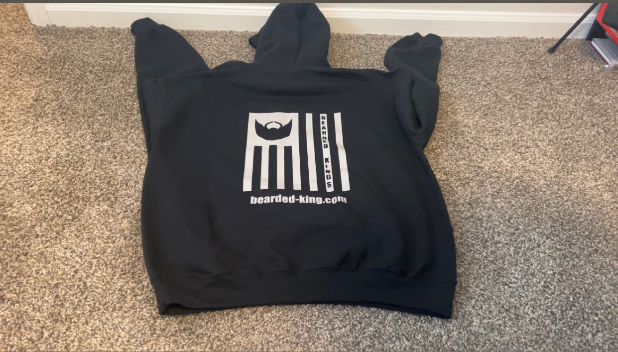 BEARDED KINGS HOODIES | Beard Nation IV - Classic Black