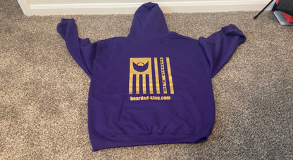BEARDED KINGS HOODIES | Beard Nation IV - Purple
