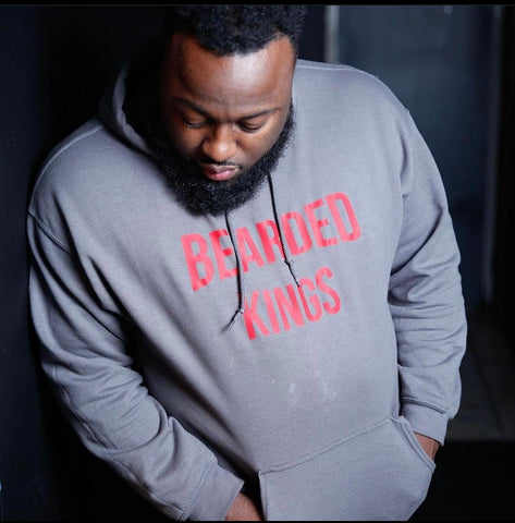 Charcoal Bearded Kings Hoodie